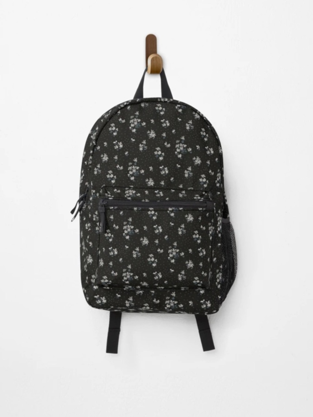Vans Black Floral Backpack